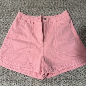 FRNCH High Waist Pink Women's Shorts